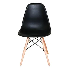 Cadeira Charles Eames Abs Preta Cadeira Charles Eames Wood D Foto mini 2