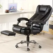Cadeira De Escritório Presidencial De Luxo Em Pu, Cor Preta Wicopet Cadeira Presidente Ergonomica Cadeira Presidente Cadeira Fixa Escritorio Cadeira Giratoria Cadeira Com Braço Foto mini 4