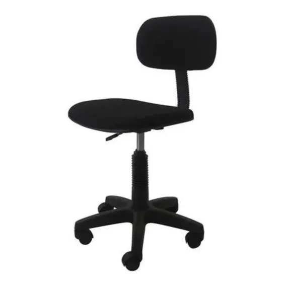 Cadeira De Escritório Secretaria Pelegrin Pel-s1010 Cor Preto Material do estofamento Tecido Foto 1