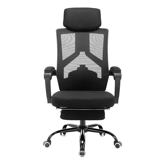 Cadeira De Escritório Wicopet Ergonômica Preta Com Estofado De Mesh Poltrona Escritorio Cadeira Poltrona Poltrona Sem Braço Foto 1