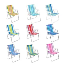 Cadeira De Praia E Piscina Alta Kit Com 3 Peças Foto mini 4