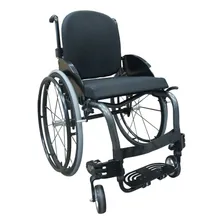Cadeira De Rodas Monobloco M3 Premium Grafite 44cm Foto  mini 1