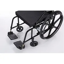 Cadeira De Rodas Semi Obeso Com Pneus Maciços Cor Preto Foto mini 3