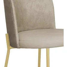 Cadeira Decorativa Ayla Base Champagne Courvin Wt Foto mini 3