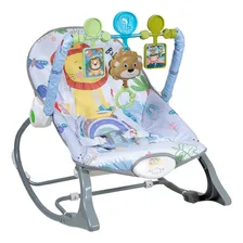 Cadeira Descanso Bebê Musical Vibra Relax Cinza Baby Style Desenhos Foto mini 1