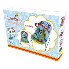 Cadeira Descanso Musical Vibrat贸ria Soft Ballagio Color Baby Cor Azul Foto mini 2