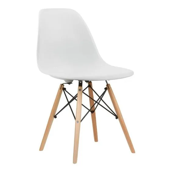 Cadeira Design Pelegrin Pw-071 Branca Foto 1