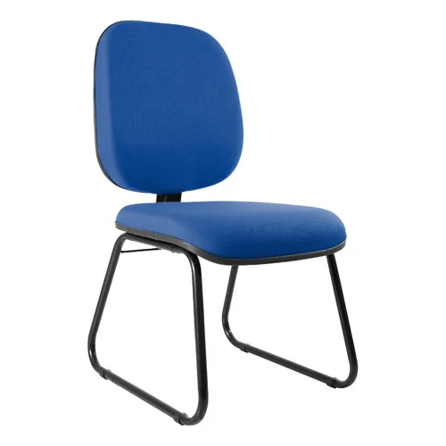 Cadeira Diretor Sky C/ Lamina De Aço Reforçada - Igrejas Cor Azul Material do estofamento Tecido J. Serrano Foto 1