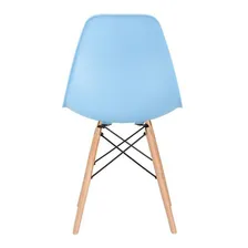Cadeira Eames Jantar Cozinha Wood Dsw Eiffel Azul Claro Foto mini 3