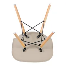 Cadeira Eames Jantar Cozinha Wood Dsw Eiffel Nude Foto mini 4