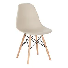Cadeira Eames Jantar Cozinha Wood Dsw Eiffel Nude Foto mini 1