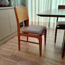 Cadeira Em Madeira Maciça E Encosto Em Tela Vivace, Jgwt Foto mini 3