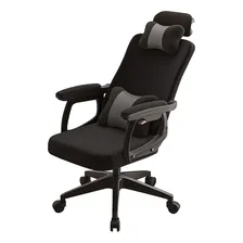 Cadeira Ergonômica Wicopet Confortável Sedentária Cadeira De Conferência Para Funcionários Cadeira Giratória De Escritório Levantável Dormitório Cadeira De Computador Doméstico Preta Foto mini 1