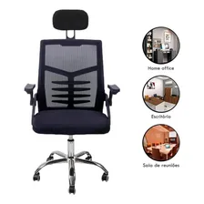 Cadeira Escrit贸rio Executiva Diretor Relax Ergon么mica Preto Foto mini 4