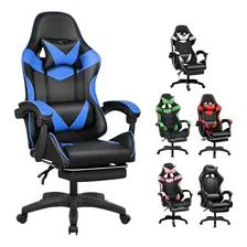 Cadeira Escrit贸rio Gamer Ergon么mica Reclin谩vel Em Couro Foto mini 1