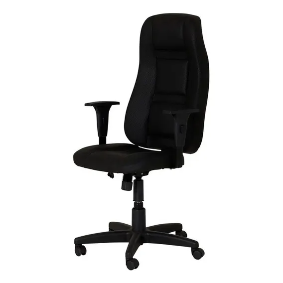 Cadeira Escrit贸rio Girat贸ria Ergo Executiva Preta Opt Foto 1