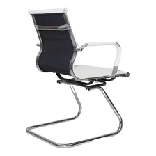 Cadeira Escritório Interlocutor Fixa Eames Cor Off White Foto mini  3