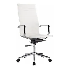 Cadeira Escritorio Presidente Eames Esteira Alta - Branca Cor Branco Foto mini 1
