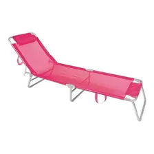 Cadeira Espreguiçadeira AlumÃnio Rosa Praia Piscina Mor Foto mini 1