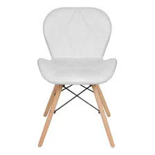 Cadeira Estofada Charles Eames Eiffel Slim Wood Confort Foto mini  3