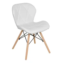 Cadeira Estofada Charles Eames Eiffel Slim Wood Confort Foto  mini 1