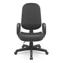 Cadeira Giratoria Presidente Backita Preta - Plaxmetal Foto mini 1
