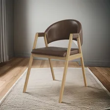 Cadeira Mesa De Jantar Reforçada Moderna Suellen - Balaqui Estrutura Da Cadeira Madeira Foto mini 1