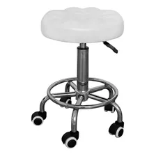 Cadeira Mocho Bola Fit Apoio Branco Estek Dentista Estética Foto mini 1