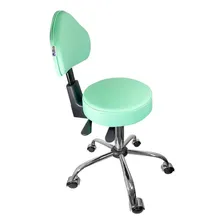 Cadeira Mocho Ergonômico Clínica Dentista Esteticista Verde Foto mini 1