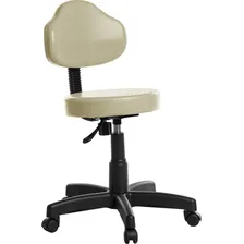 Cadeira Mocho Estética Odontologia Plus Bege Rce Foto  mini 1
