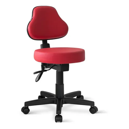 Cadeira Mocho Sapri Giratória Back Cor Vermelho Foto 1