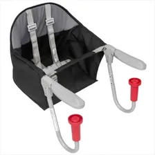Cadeira P/ Alimentação Portátil P/ Bebê Preta Tutti Baby Foto mini 1