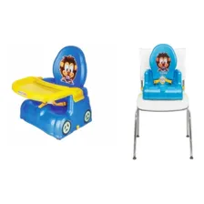 Cadeira Papinha Leão Azul Bebe - Magic Toys Foto mini 4