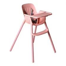 Cadeira Para Alimentação Bebê Poke Rosa Menina Burigotto Foto mini  3