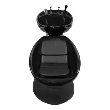 Cadeira Para Lavar Cabelos De Cub谩 M贸vel Bullon Neon Shampoo Cor Preto 127v Foto mini 4