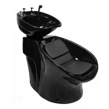 Cadeira Para Lavar Cabelos De Cub谩 M贸vel Bullon Neon Shampoo Cor Preto 127v Foto mini 1
