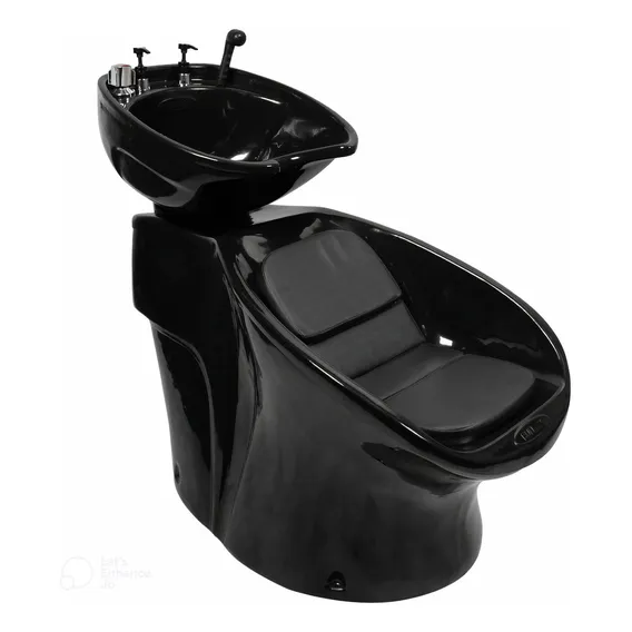 Cadeira Para Lavar Cabelos De Cub谩 M贸vel Bullon Neon Shampoo Cor Preto 127v Foto 1