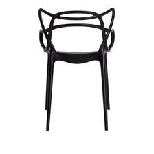 Cadeira Para Sala De Jantar Allegra Empilhável Estrutura Da Cadeira Cadeira Para Mesa Jantar Cozinha Restaurante Allegra Master Preta Foto mini 4