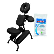 Cadeira Quick Massage Shiatsu Black Dobrável Legno, Algodão Cor Preto Foto mini 1
