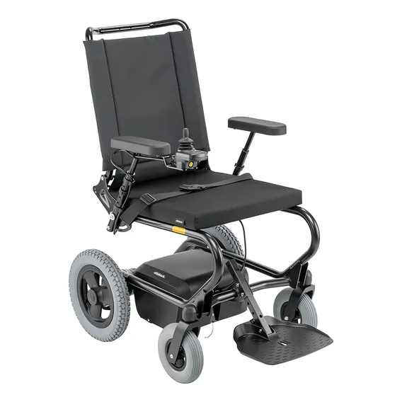 Cadeira Rodas Motorizada Ottobock Até 120kg Ajustável Wingus Cor Preto Foto 1