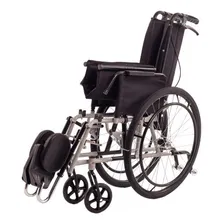 Cadeira Rodas Reclinável 44cm Pneu Inflavel Cinza Até 100kg Foto mini 3