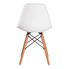 Cadeira Sala Mesa De Jantar Charles Eames Eiffel Wood  Cor da estrutura da cadeira Branco Foto mini 4
