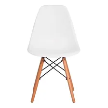 Cadeira Sala Mesa De Jantar Charles Eames Eiffel Wood  Cor da estrutura da cadeira Branco Foto mini  2