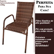 Cadeiras Fibra Sintética Area Externa Jardim Varanda Foto mini 4
