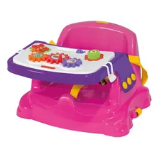 Cadeirinha Bebê Alimentação Didática 2 Em 1 Portátil Cor Rosa Foto mini 4