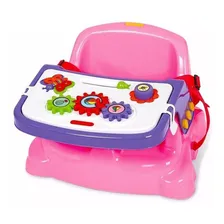 Cadeirinha Bebê Alimentação Didática 2 Em 1 Portátil Cor Rosa Foto  mini 1