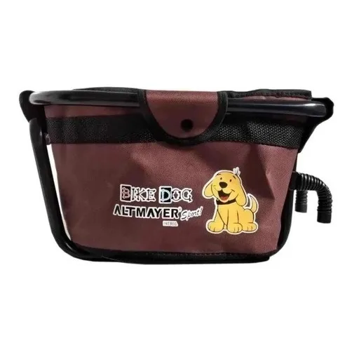Cadeirinha Cachorro Bike Dog Altmayer Marrom Foto 1