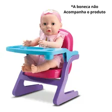 Cadeirinha De Papinha Para Bonecas Linda - Divertoys Foto mini 3
