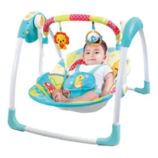 Cadeirinha descanso balanço automática verde girafa Mastela Foto mini 1