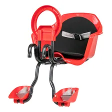 Cadeirinha Dianteira Para Bicicleta Flexbike Cor Vermelho Foto mini 2